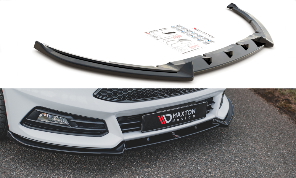 MAXTON DESIGN FRONT SPLITTER V.4 FORD FOCUS ST MK3 FACELIFT