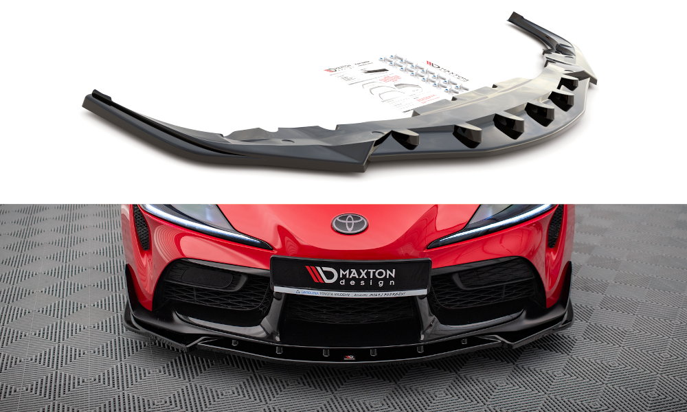 MAXTON DESIGN FRONT SPLITTER V.4 TOYOTA SUPRA MK5