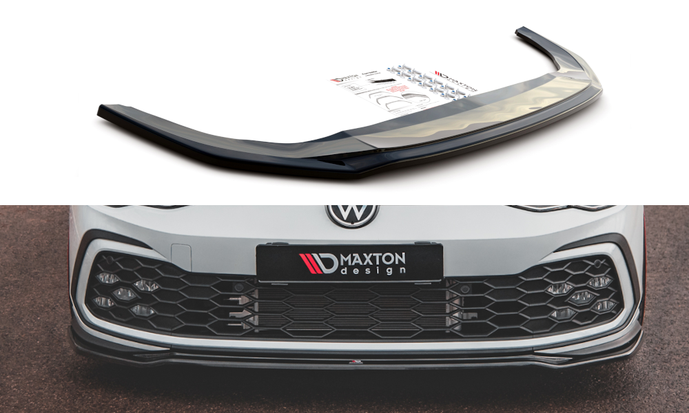 MAXTON DESIGN FRONT SPLITTER V.4 VOLKSWAGEN GOLF 8 GTI / R-LINE