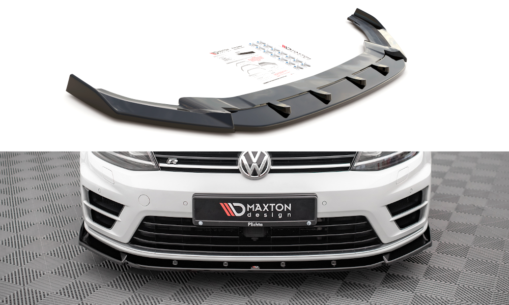 MAXTON DESIGN FRONT SPLITTER V.4 VOLKSWAGEN GOLF R MK7