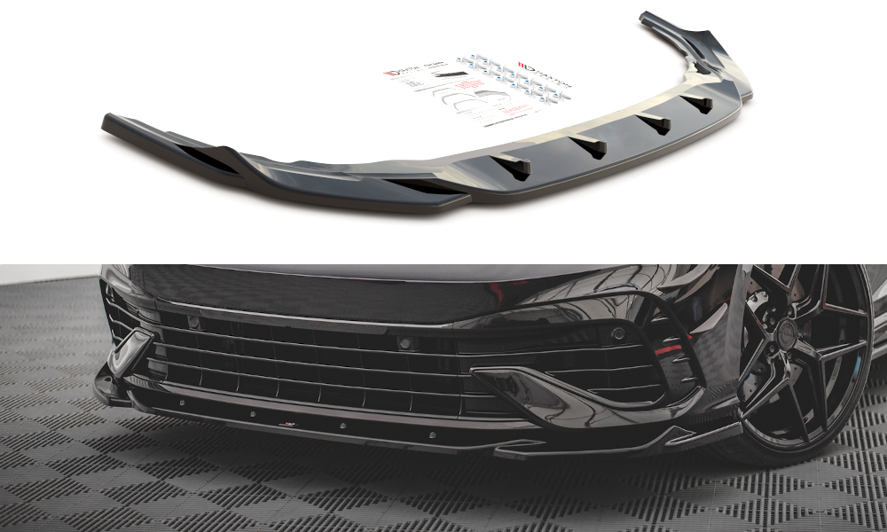 MAXTON DESIGN FRONT SPLITTER V.4 VOLKSWAGEN GOLF R MK8