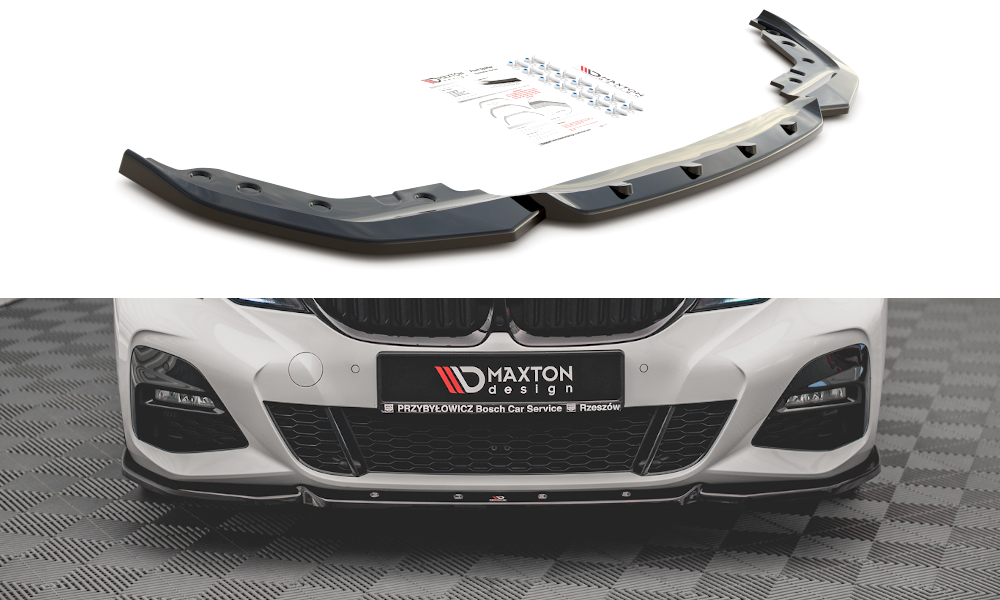 MAXTON DESIGN FRONT SPLITTER V.5 BMW 3 G20 / G21 M-PACK