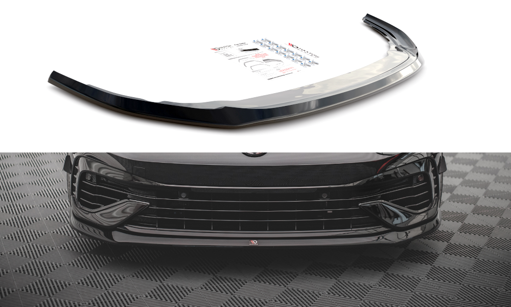 MAXTON DESIGN FRONT SPLITTER V.5 VOLKSWAGEN GOLF R MK8