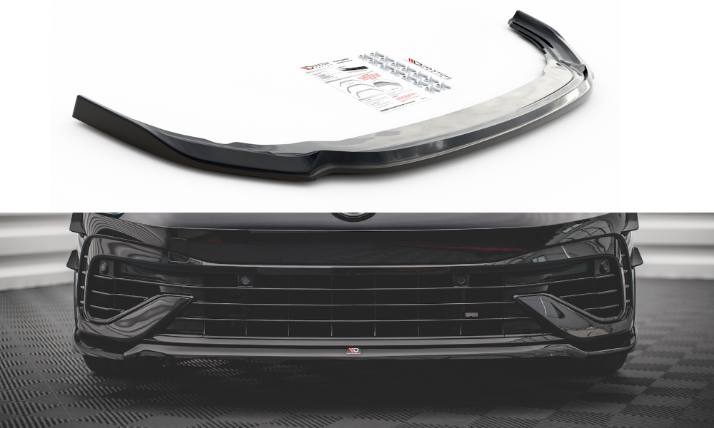 MAXTON DESIGN FRONT SPLITTER V.6 VOLKSWAGEN GOLF R MK8