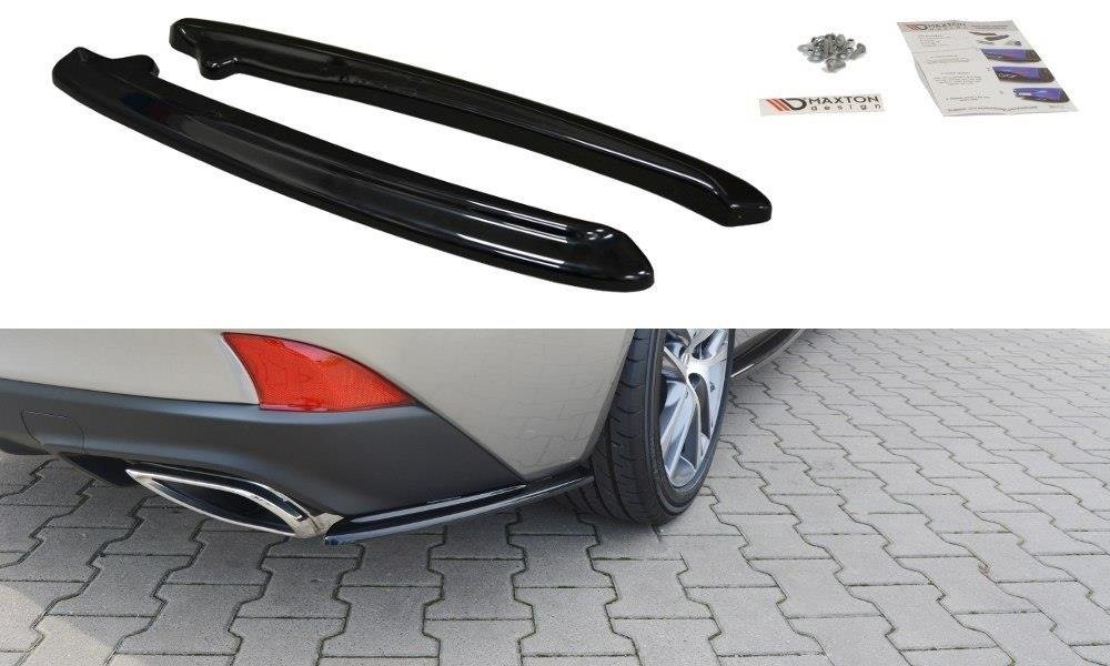 MAXTON DESIGN REAR SIDE SPLITTERS LEXUS IS MK3 FACELIFT T