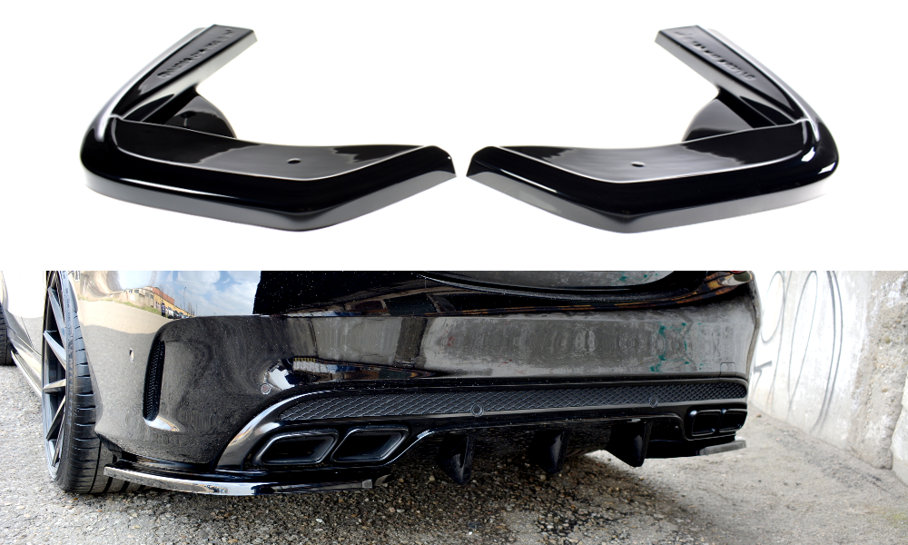 MAXTON DESIGN REAR SIDE SPLITTERS MERCEDES- BENZ C43 AMG W205