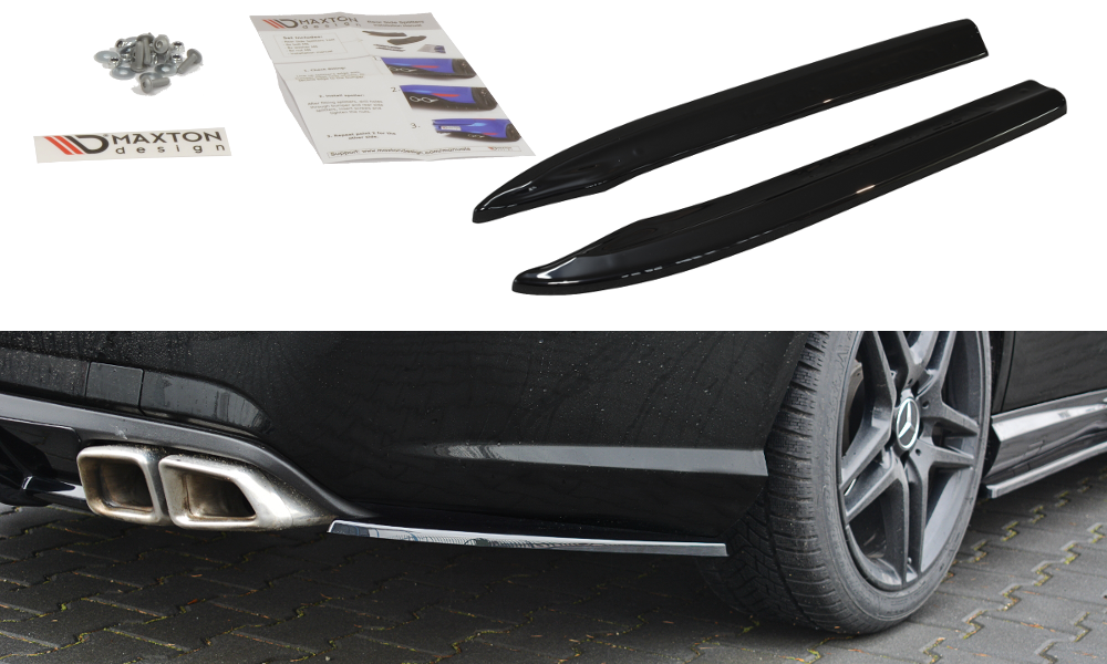 MAXTON DESIGN REAR SIDE SPLITTERS MERCEDES-BENZ E63 AMG W212