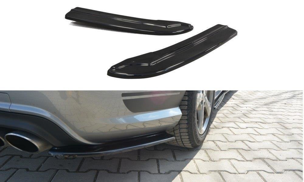 MAXTON DESIGN REAR SIDE SPLITTERS MERCEDES C W204 63AMG/AMG-LINE