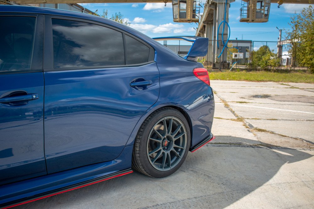 MAXTON DESIGN REAR SIDE SPLITTERS V.2 SUBARU WRX STI