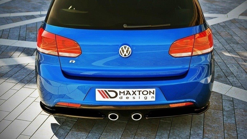 MAXTON DESIGN REAR SIDE SPLITTERS VW GOLF VI R