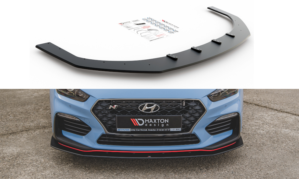 MAXTON DESIGN RACING DURABILITY FRONT SPLITTER HYUNDAI I30 N MK3 (ELANTRA GT) HATCHBACK / FASTBACK