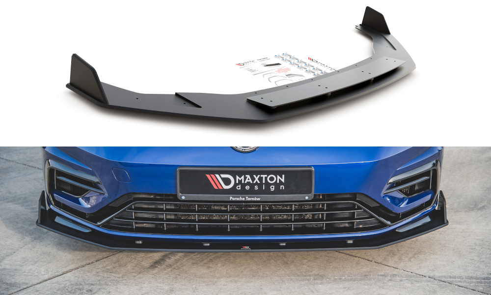 MAXTON DESIGN RACING DURABILITY FRONT SPLITTER V.2 VW GOLF 7 R FACELIFT