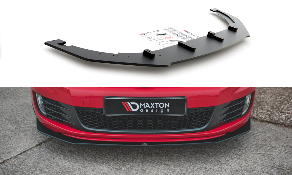 MAXTON DESIGN RACING DURABILITY FRONT SPLITTER V.3 VOLKSWAGEN GOLF GTI MK6