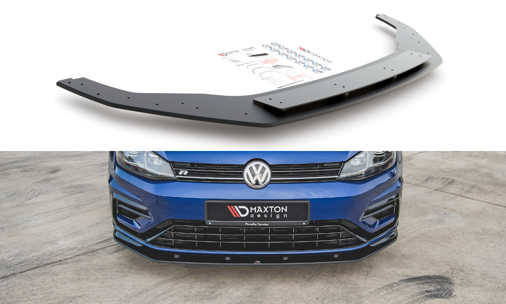 MAXTON DESIGN RACING DURABILITY FRONT SPLITTER VW GOLF 7 R FACELIFT