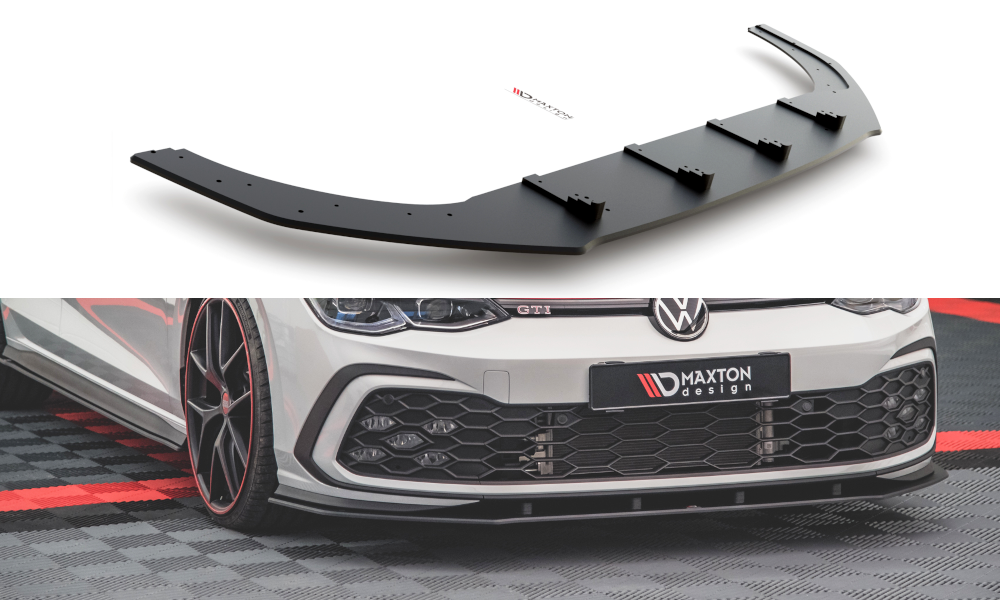 MAXTON DESIGN RACING DURABILITY FRONT SPLITTER VOLKSWAGEN GOLF 8 GTI / R-LINE