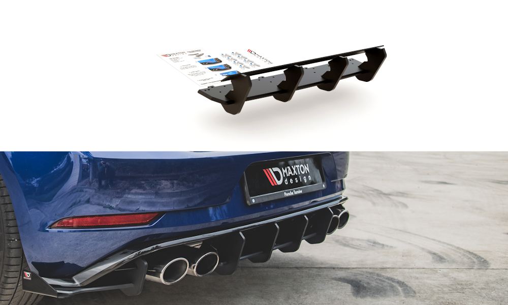 MAXTON DESIGN RACING DURABILITY REAR DIFFUSER VW GOLF 7 R FACELIFT