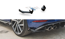 Load image into Gallery viewer, MAXTON DESIGN RACING DURABILITY REAR SIDE SPLITTERS + FLAPS VW GOLF 7 R FACELIFT