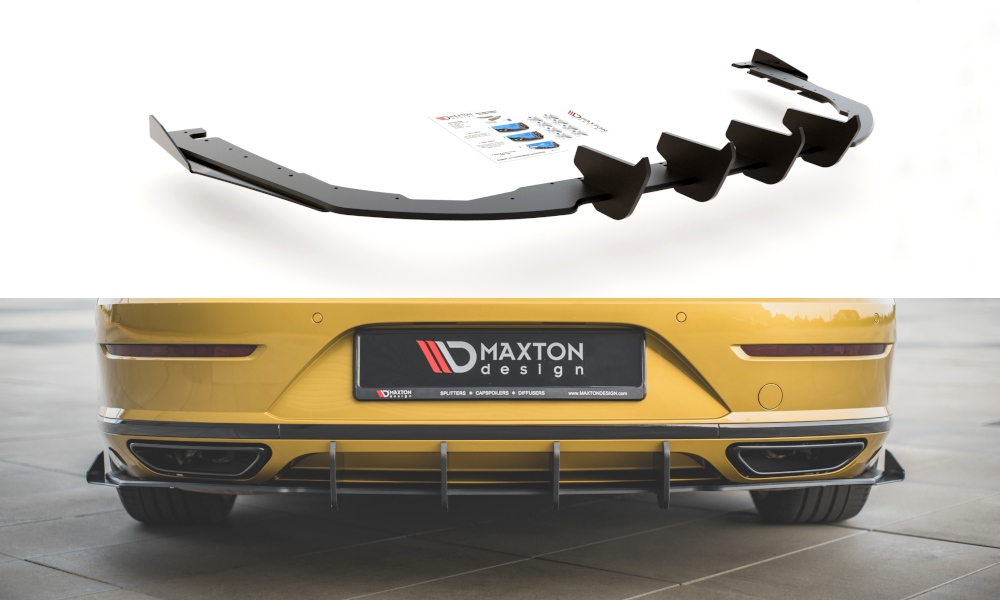 MAXTON DESIGN RACING DURABILITY REAR VALANCE + FLAPS VOLKSWAGEN ARTEON R-LINE