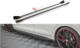 MAXTON DESIGN RACING DURABILITY SIDE SKIRTS DIFFUSERS + FLAPS VOLKSWAGEN GOLF 8 GTI / GTI CLUBSPORT / R-LINE