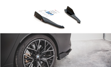 Load image into Gallery viewer, MAXTON DESIGN REAR SIDE SPLITTERS + FLAPS V.1 BMW M8 GRAN COUPE F93 / COUPE F92