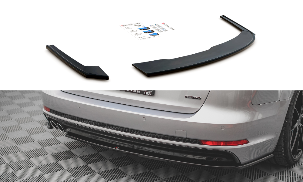 MAXTON DESIGN REAR SIDE SPLITTERS V.2 AUDI A4 S-LINE B9