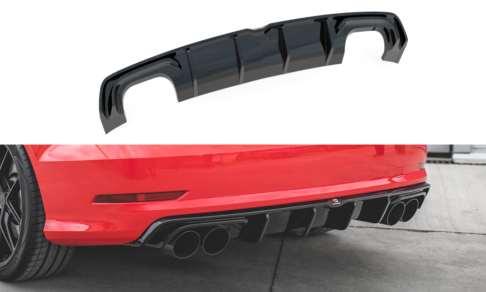 MAXTON DESIGN REAR VALANCE AUDI S3 SEDAN 8V