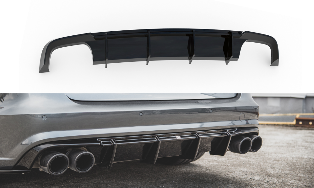 MAXTON DESIGN REAR VALANCE AUDI S6 / A6 S-LINE C7 FL