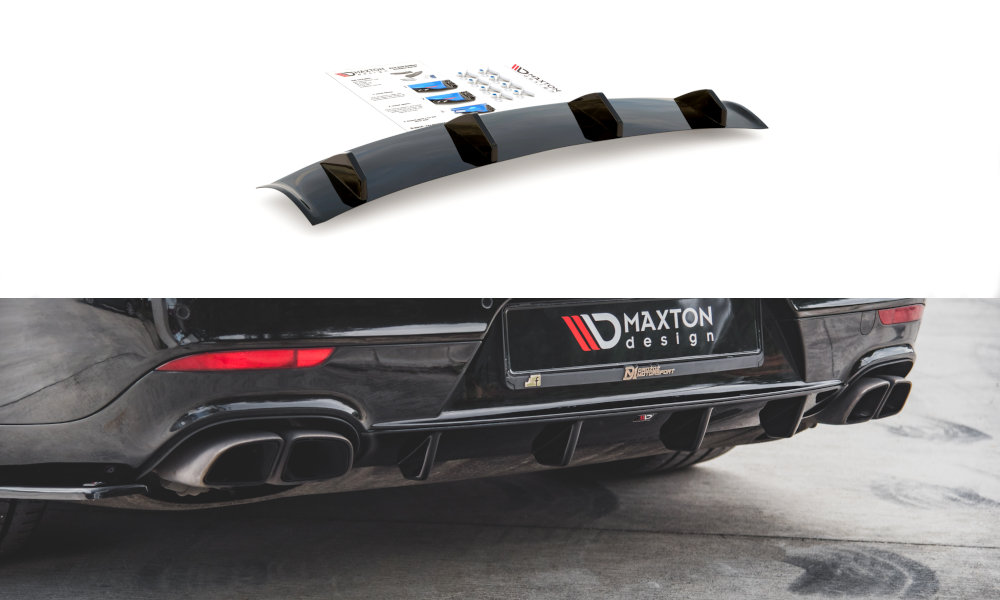 MAXTON DESIGN REAR VALANCE PORSCHE PANAMERA TURBO 970 FACELIFT