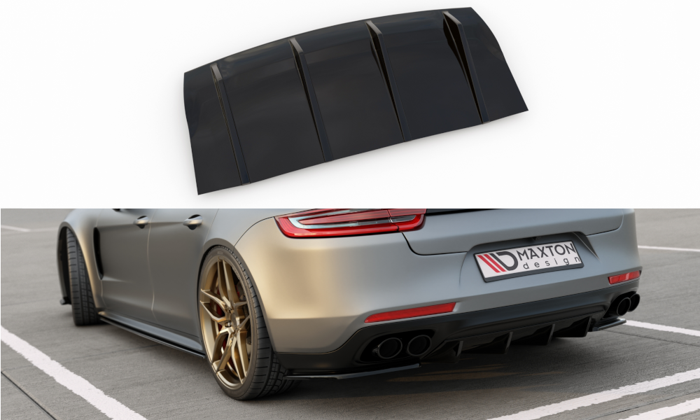 MAXTON DESIGN REAR VALANCE PORSCHE PANAMERA TURBO / GTS 971