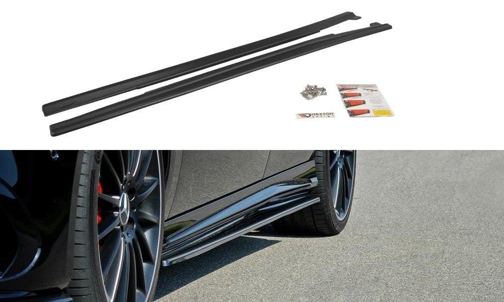 MAXTON DESIGN SIDE SKIRTS DIFFUSERS MERCEDES A W176/ CLA 117 AMG/ CLA 117 AMG LINE FACELIFT