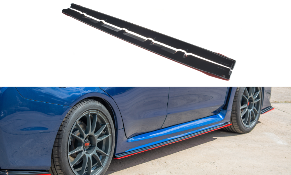 MAXTON DESIGN SIDE SKIRTS DIFFUSERS V.2 SUBARU WRX STI