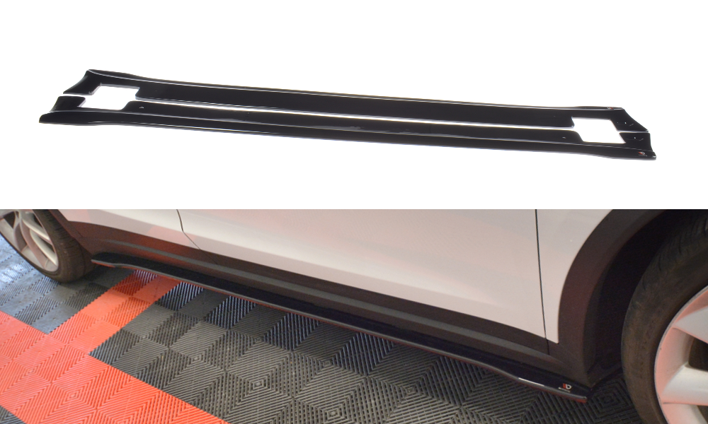 MAXTON DESIGN SIDE SKIRTS DIFFUSERS V.2 TESLA MODEL X