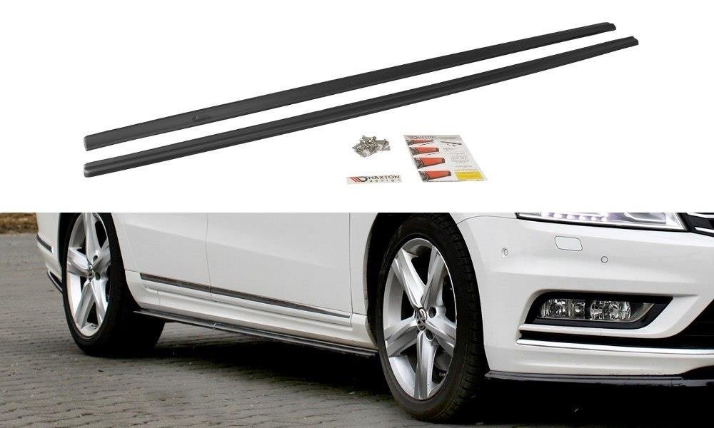 MAXTON DESIGN SIDE SKIRTS DIFFUSERS VW PASSAT B7 R-LINE