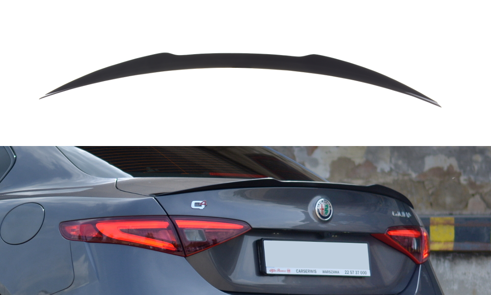 MAXTON DESIGN SPOILER EXTENSION ALFA ROMEO GIULIA VELOCE