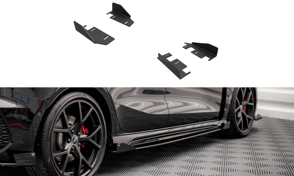 MAXTON DESIGN SIDE SKIRTS FLAPS AUDI RS3 SPORTBACK / SEDAN 8Y