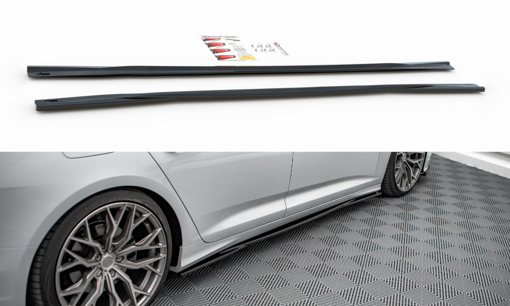 MAXTON DESIGN SIDE SKIRTS DIFFUSERS AUDI A6 S-LINE / S6 C8