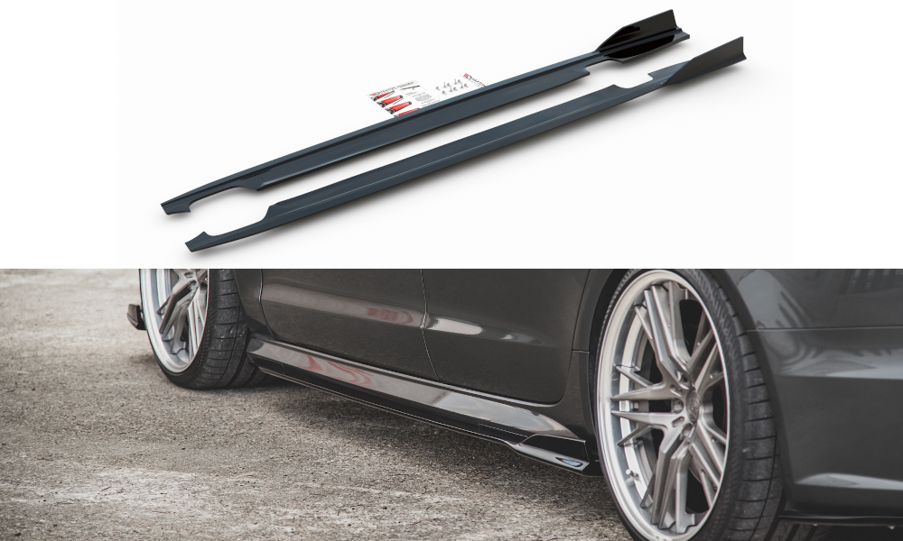 MAXTON DESIGN SIDE SKIRTS DIFFUSERS AUDI S6 / A6 S-LINE C7 FL