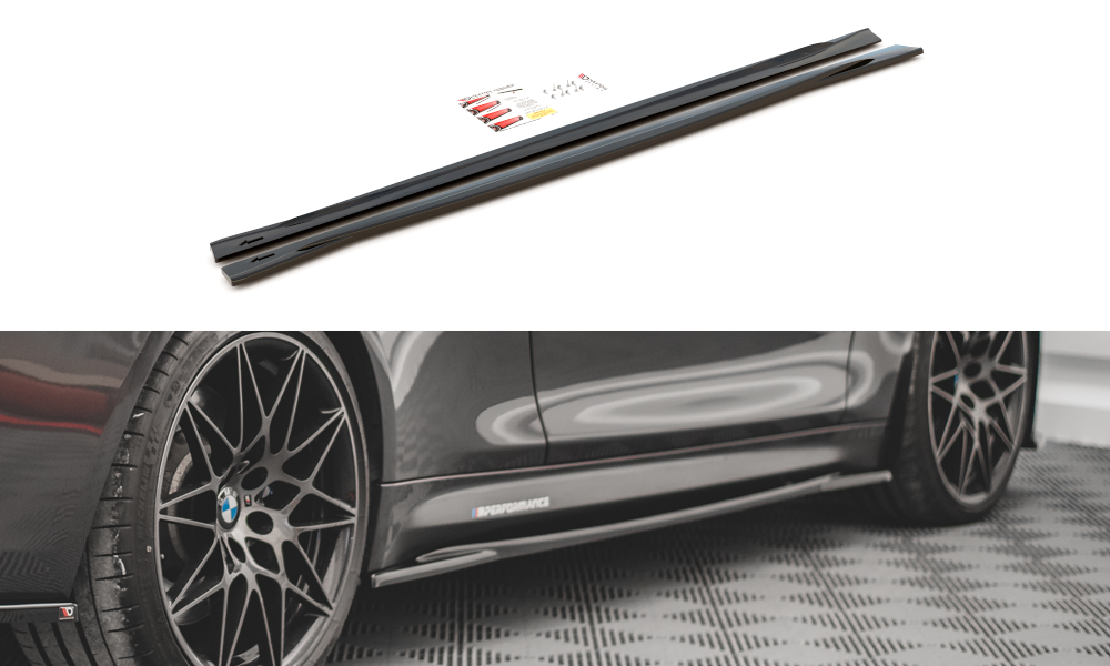 MAXTON DESIGN SIDE SKIRTS DIFFUSERS BMW M4 F82