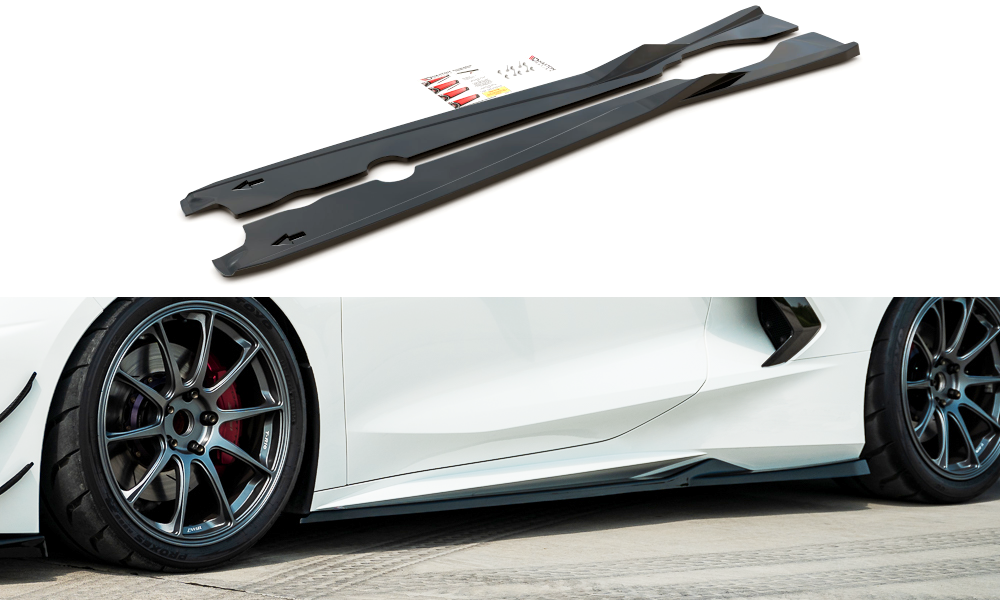 MAXTON DESIGN SIDE SKIRTS DIFFUSERS CHEVROLET CORVETTE C8