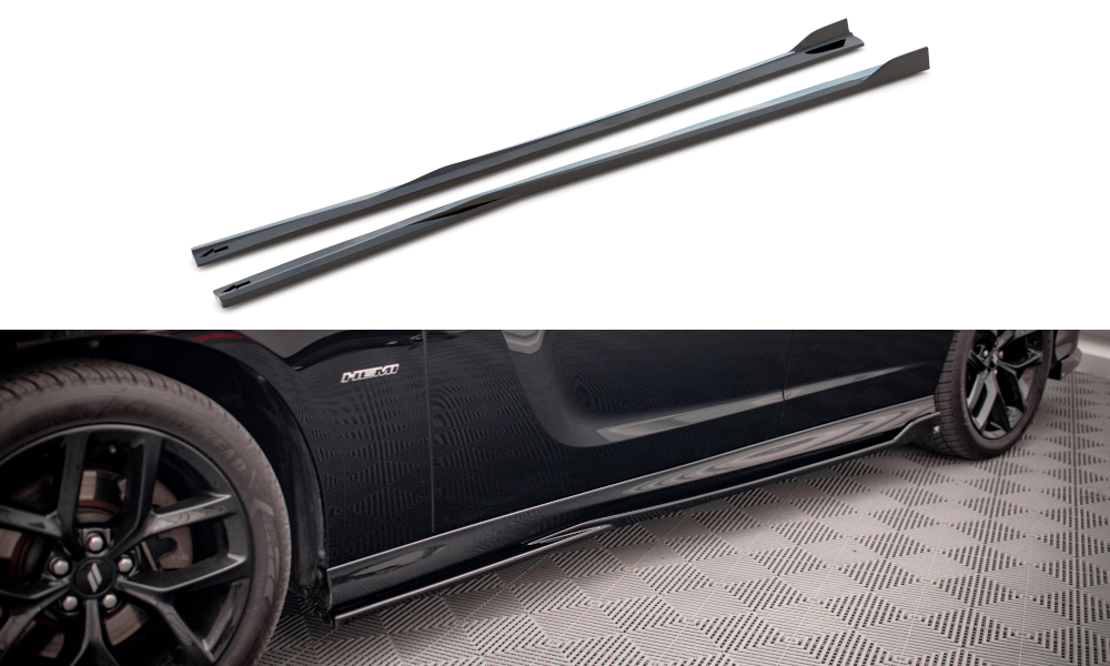 MAXTON DESIGN SIDE SKIRTS DIFFUSERS DODGE CHARGER SRT MK7 FACELIFT