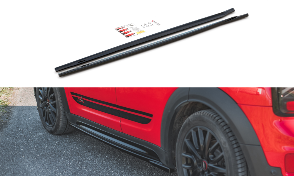 MAXTON DESIGN SIDE SKIRTS DIFFUSERS MINI COUNTRYMAN MK2 F60 JCW