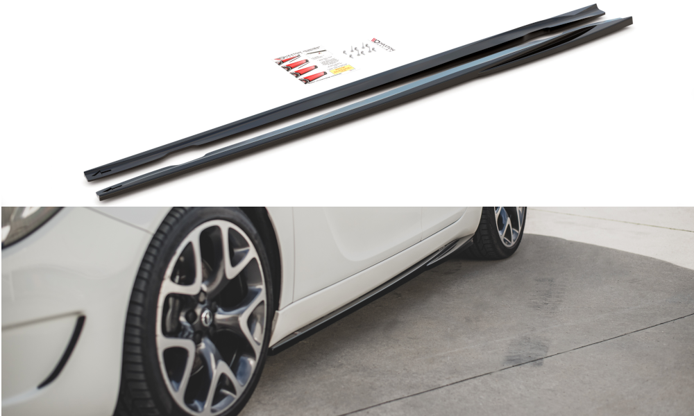 MAXTON DESIGN SIDE SKIRTS DIFFUSERS BUICK REGAL GS / OPEL INSIGNIA MK. 1 OPC FACELIFT