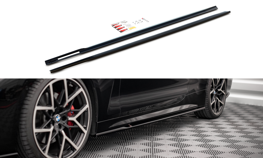 MAXTON DESIGN SIDE SKIRTS DIFFUSERS V.1 BMW 4 M-PACK G22 / M440I G22