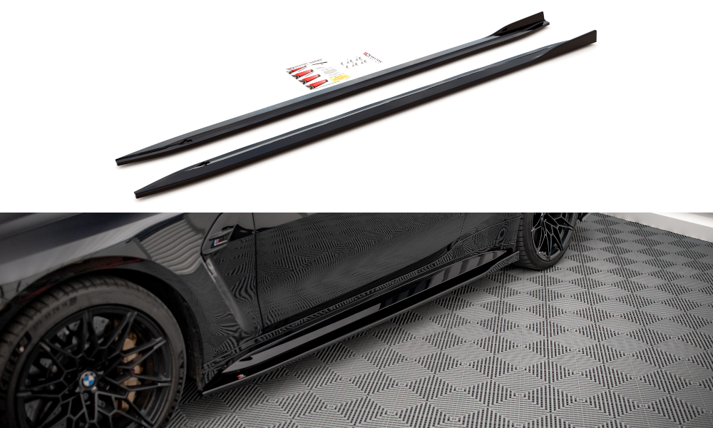 MAXTON DESIGN SIDE SKIRTS DIFFUSERS V.1 BMW M4 G82