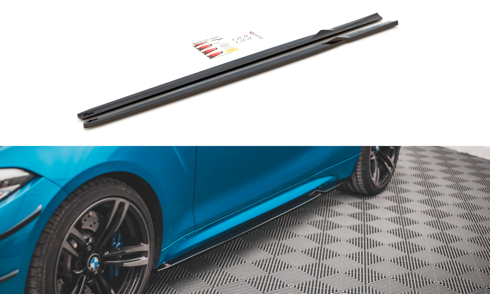 MAXTON DESIGN SIDE SKIRTS DIFFUSERS V.2 BMW M2 F87