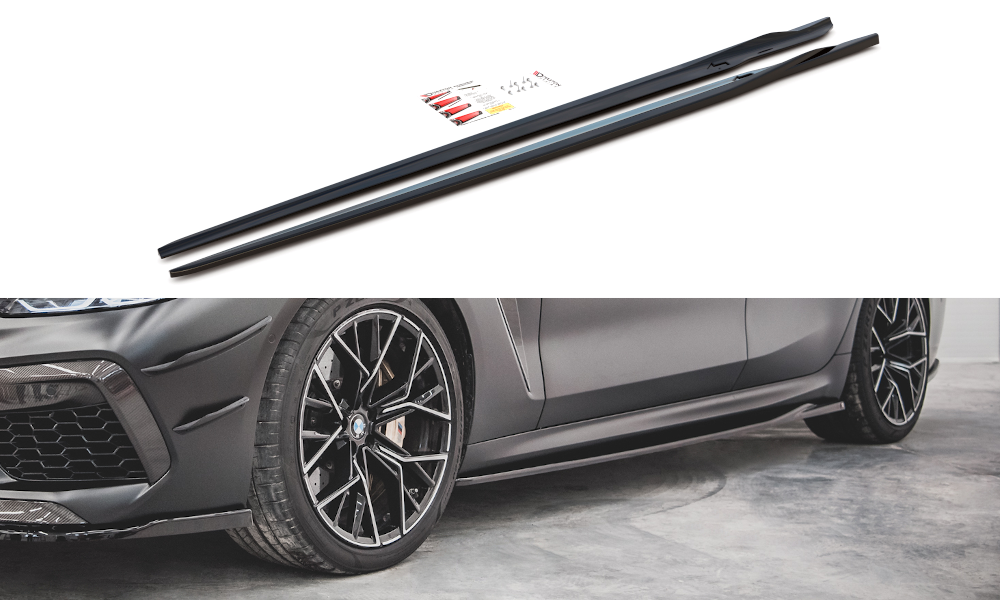 MAXTON DESIGN SIDE SKIRTS DIFFUSERS V.2 BMW M8 GRAN COUPE F93