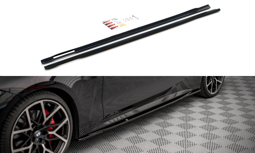 MAXTON DESIGN SIDE SKIRTS DIFFUSERS V.3 BMW 4 M-PACK G22 / M440i G22