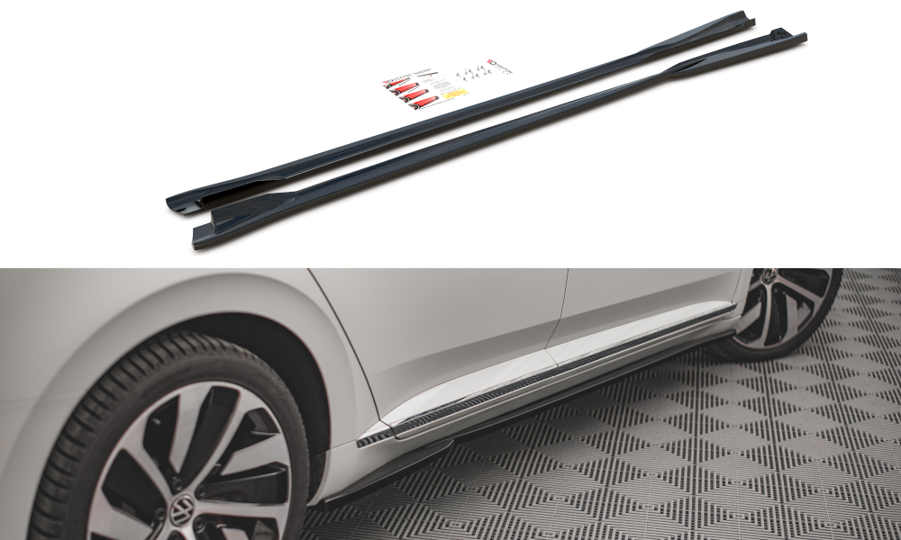 MAXTON DESIGN SIDE SKIRTS DIFFUSERS VOLKSWAGEN ARTEON R-LINE FACELIFT