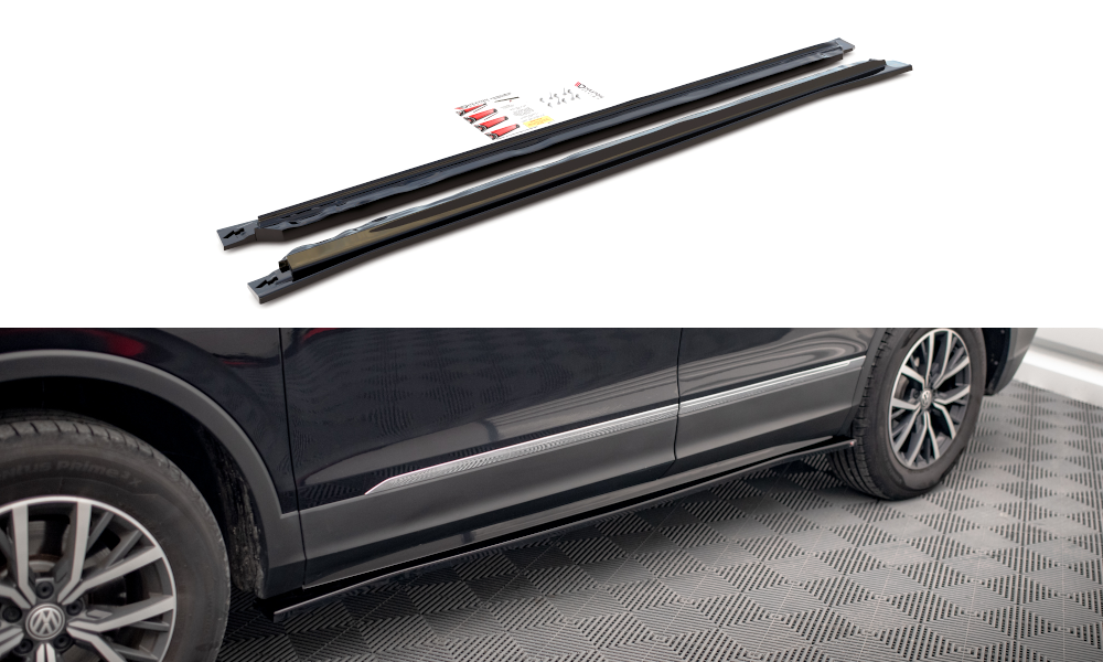 MAXTON DESIGN SIDE SKIRTS DIFFUSERS VOLKSWAGEN TIGUAN ALLSPACE (LWB) MK2