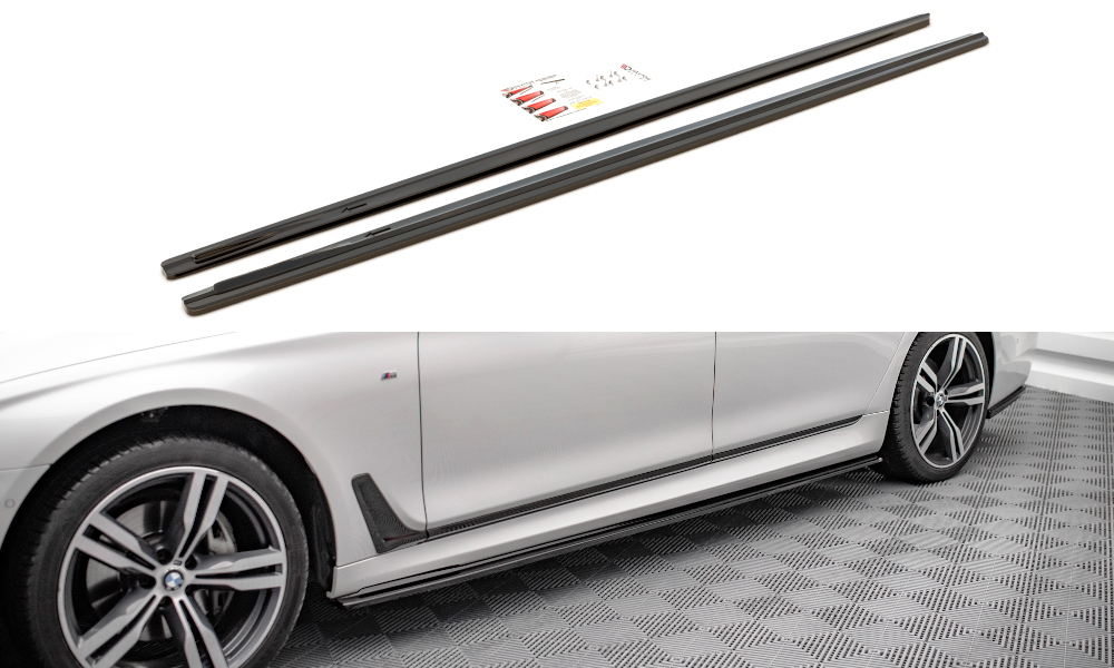 MAXTON DESIGN SIDE SKIRTS DIFFUSERS FOR BMW 7 LONG M-PACK G12